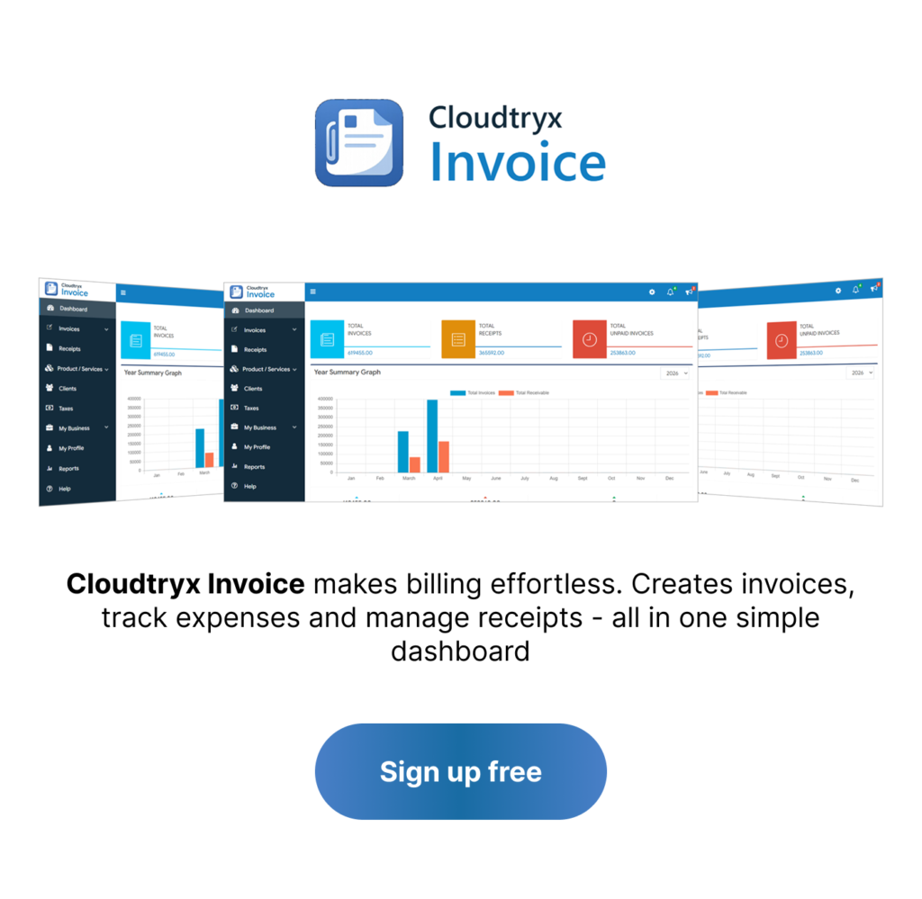 Cloudtryx Invoice banner