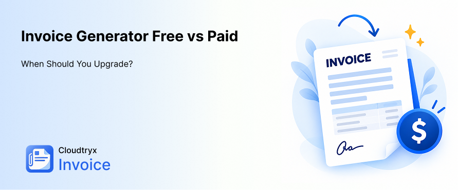 free vs paid invoice generator banner