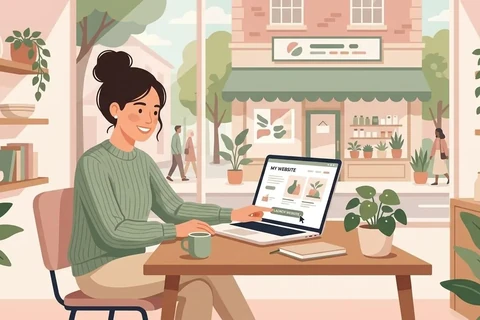 small business owner using invoice generator