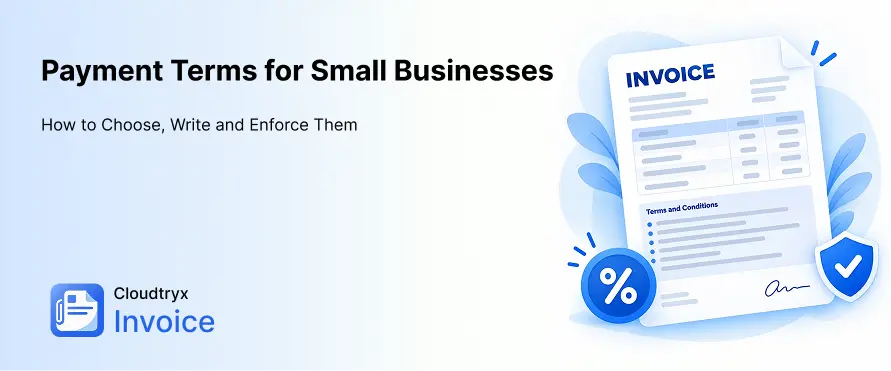 Payment Terms for small business banner